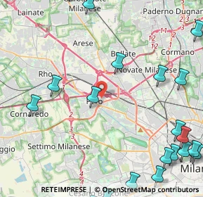 Mappa Via Vincenzo Monti, 20016 Pero MI, Italia (6.5635)