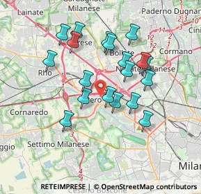 Mappa Via Vincenzo Monti, 20016 Pero MI, Italia (3.20526)