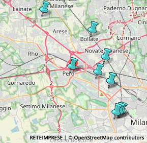 Mappa Via Vincenzo Monti, 20016 Pero MI, Italia (4.73455)