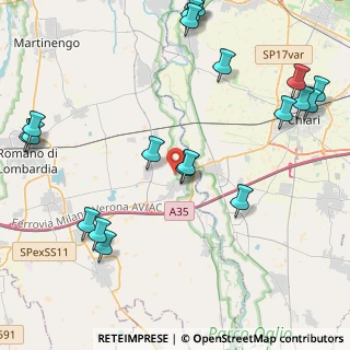Mappa Via Giacomo Matteotti, 24054 Calcio BG, Italia (5.594)