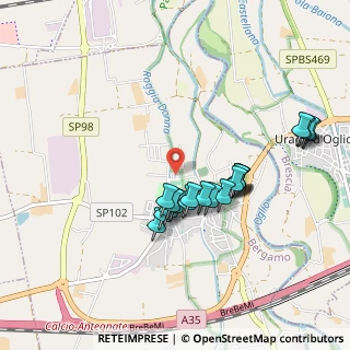 Mappa Via Giacomo Matteotti, 24054 Calcio BG, Italia (0.8505)