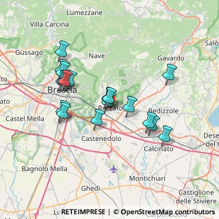Mappa 25086 Rezzato BS, Italia (6.66889)
