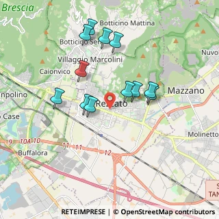 Mappa 25086 Rezzato BS, Italia (1.69833)