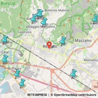Mappa 25086 Rezzato BS, Italia (3.22727)