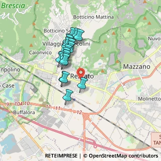 Mappa 25086 Rezzato BS, Italia (1.4705)