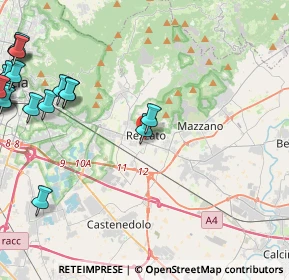 Mappa 25086 Rezzato BS, Italia (6.486)