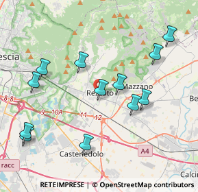 Mappa 25086 Rezzato BS, Italia (4.24083)