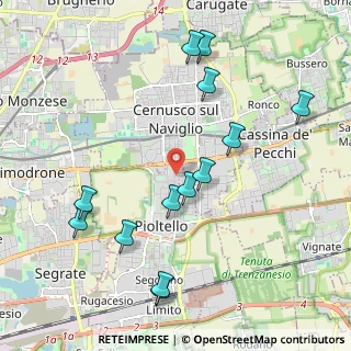 Mappa Via Rieti, 20096 Pioltello MI, Italia (2.21538)