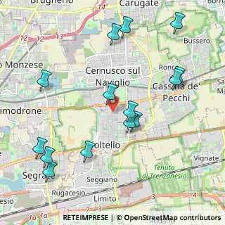 Mappa Via Rieti, 20096 Pioltello MI, Italia (2.33357)