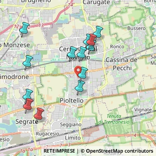 Mappa Via Rieti, 20096 Pioltello MI, Italia (2.06538)