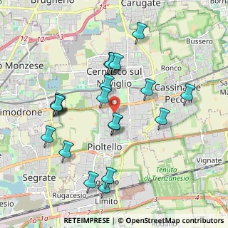 Mappa Via Rieti, 20096 Pioltello MI, Italia (1.985)