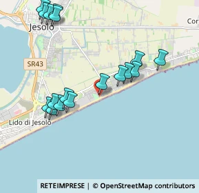 Mappa Via Levantina 1° Accesso al Mare, 30016 Jesolo VE, Italia (2.11118)