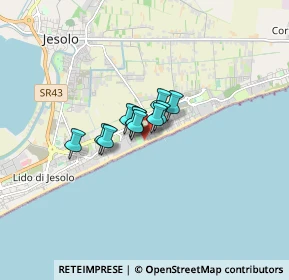 Mappa Via Levantina 1° Accesso al Mare, 30016 Jesolo VE, Italia (0.74364)