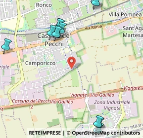 Mappa Via Bergamo, 20060 Cassina De' Pecchi MI, Italia (1.38583)