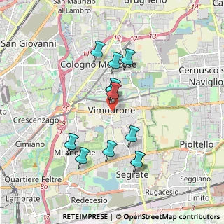 Mappa Via IV Novembre, 20090 Vimodrone MI, Italia (1.69077)