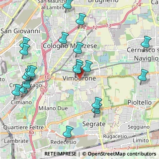 Mappa Via IV Novembre, 20090 Vimodrone MI, Italia (2.5145)