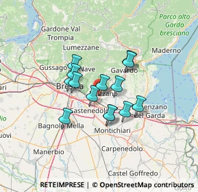 Mappa Via Gardesana, 25086 Rezzato BS, Italia (9.32071)