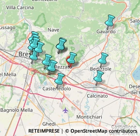 Mappa Via Gardesana, 25086 Rezzato BS, Italia (6.60824)