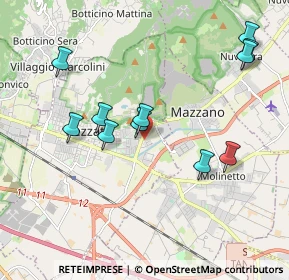 Mappa Via Gardesana, 25086 Rezzato BS, Italia (1.99273)