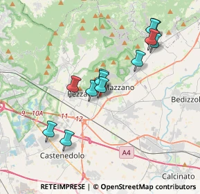 Mappa Via Gardesana, 25086 Rezzato BS, Italia (3.33833)