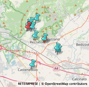 Mappa Via Gardesana, 25086 Rezzato BS, Italia (3.16455)