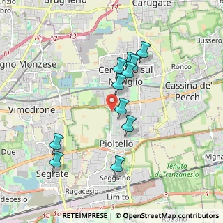 Mappa Via San Francesco, 20096 Pioltello MI, Italia (1.67273)