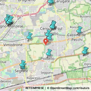 Mappa Via San Francesco, 20096 Pioltello MI, Italia (2.8795)