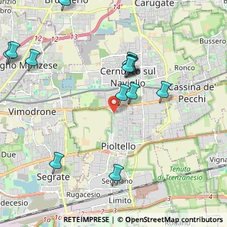 Mappa Via San Francesco, 20096 Pioltello MI, Italia (2.33571)