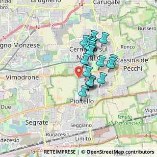 Mappa Via San Francesco, 20096 Pioltello MI, Italia (1.3)