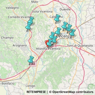 Mappa Via Morosini, 36077 Altavilla Vicentina VI, Italia (6.67818)