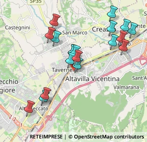 Mappa Via G. Garibaldi, 36077 Altavilla Vicentina VI, Italia (1.93421)