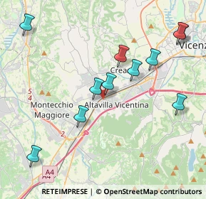 Mappa Via G. Garibaldi, 36077 Altavilla Vicentina VI, Italia (4.33182)