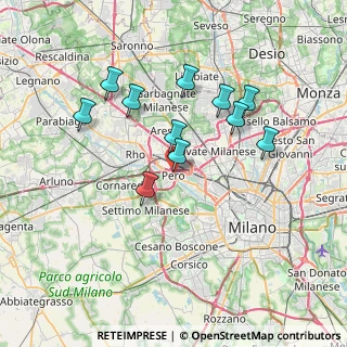 Mappa Via Gabriele D'Annunzio, 20016 Pero MI, Italia (6.55273)