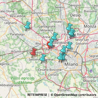 Mappa Via Gabriele D'Annunzio, 20016 Pero MI, Italia (6.20417)