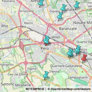 Mappa Via Gabriele D'Annunzio, 20016 Pero MI, Italia (2.65417)