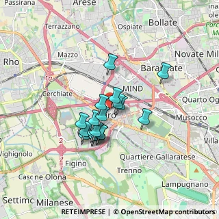 Mappa Via Gabriele D'Annunzio, 20016 Pero MI, Italia (1.25)