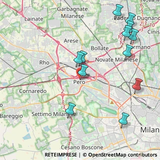 Mappa Via Gabriele D'Annunzio, 20016 Pero MI, Italia (4.98833)