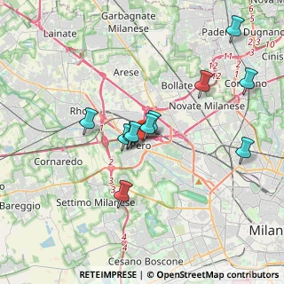 Mappa Via Gabriele D'Annunzio, 20016 Pero MI, Italia (3.33)