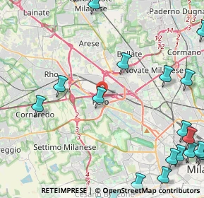 Mappa Via Gabriele D'Annunzio, 20016 Pero MI, Italia (6.6925)