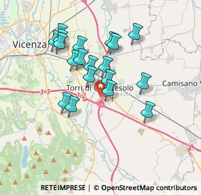 Mappa Via Boschi Ovest, 36040 Torri di Quartesolo VI, Italia (3.13)