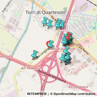 Mappa Via Boschi Ovest, 36040 Torri di Quartesolo VI, Italia (0.41071)