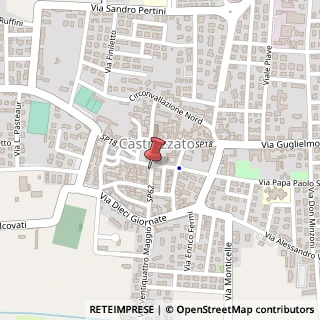 Mappa Piazza Mons A. Zammarchi, 1, 25030 Castrezzato, Brescia (Lombardia)
