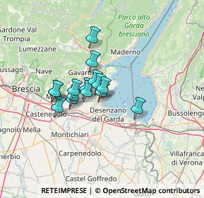 Mappa Via A. Vivaldi, 25080 Padenghe sul Garda BS, Italia (8.76533)