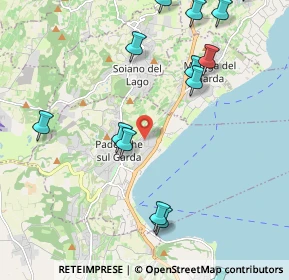 Mappa Via A. Vivaldi, 25080 Padenghe sul Garda BS, Italia (3.215)