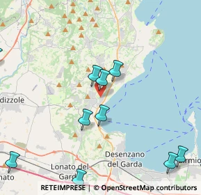 Mappa Via A. Vivaldi, 25080 Padenghe sul Garda BS, Italia (5.60167)