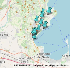 Mappa Via A. Vivaldi, 25080 Padenghe sul Garda BS, Italia (2.34231)