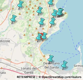 Mappa Via A. Vivaldi, 25080 Padenghe sul Garda BS, Italia (4.47429)