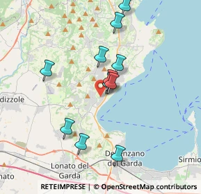 Mappa Via A. Vivaldi, 25080 Padenghe sul Garda BS, Italia (3.31364)