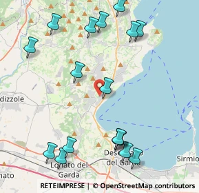 Mappa Via A. Vivaldi, 25080 Padenghe sul Garda BS, Italia (4.95176)