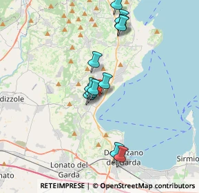 Mappa Via A. Vivaldi, 25080 Padenghe sul Garda BS, Italia (3.21083)